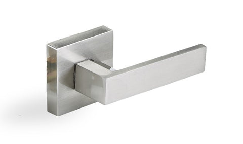 Square Style, Heavy Duty (Dummy) Door Lever, Brushed Nickel