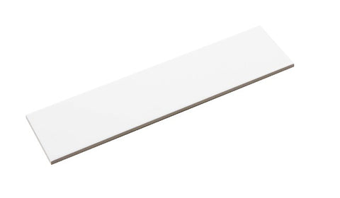 4"x16" Subway Tile, Glossy White