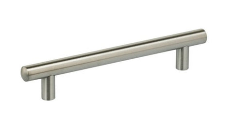 5" Round Cabinet Drawer Pull, Brushed Nickel- Set of 10