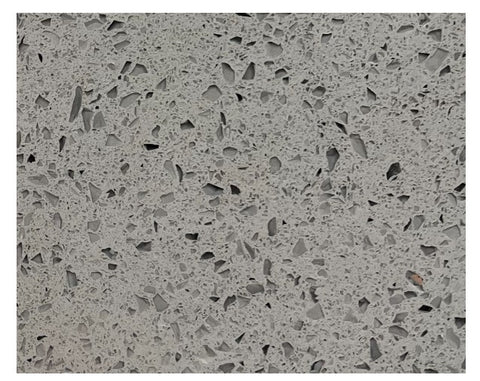 Crystal Grey Galaxy Quartz Jumbo Slab 3200mm x 1600mm x 18mm