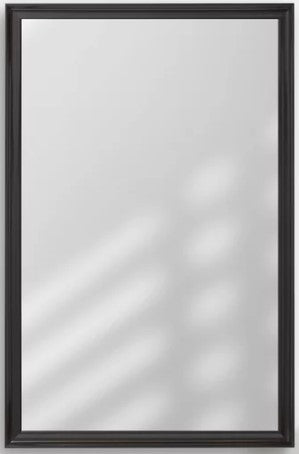 35.5"x48" Mirror, Matte Black