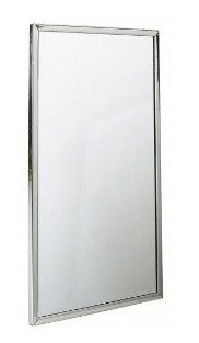 24.5"x35.5" Mirror, Brushed Nickel