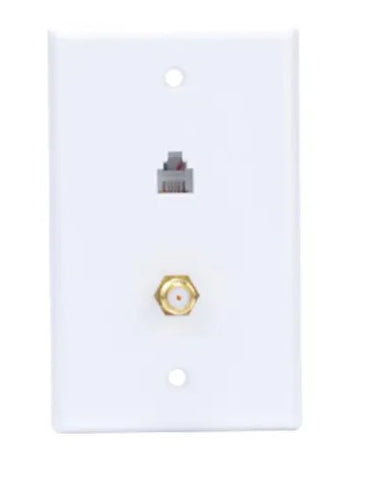 TV Cable Wall Plate