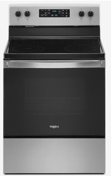 Range , 30” , Electric , Whirlpool , Stainless Steel